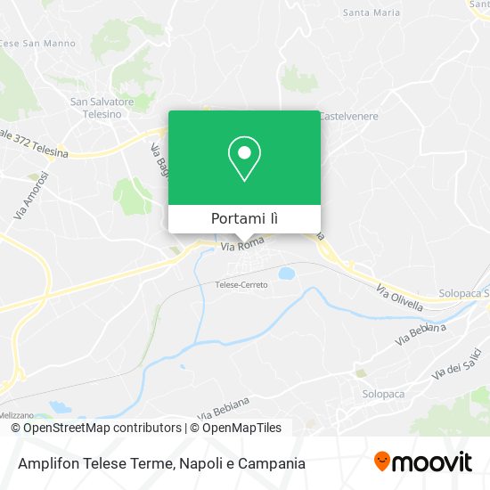 Mappa Amplifon Telese Terme