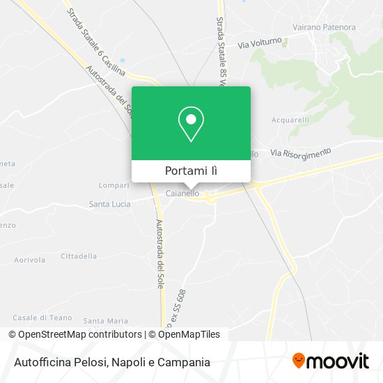 Mappa Autofficina Pelosi