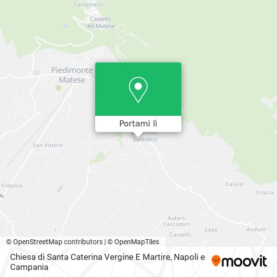 Mappa Chiesa di Santa Caterina Vergine E Martire