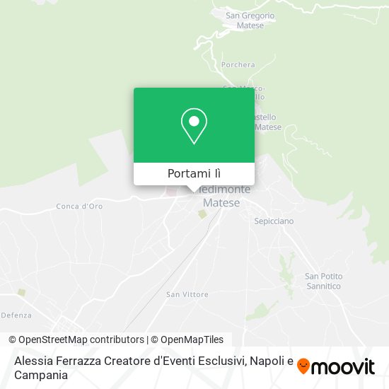 Mappa Alessia Ferrazza Creatore d'Eventi Esclusivi