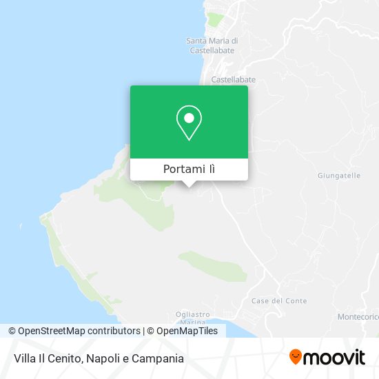 Mappa Villa Il Cenito