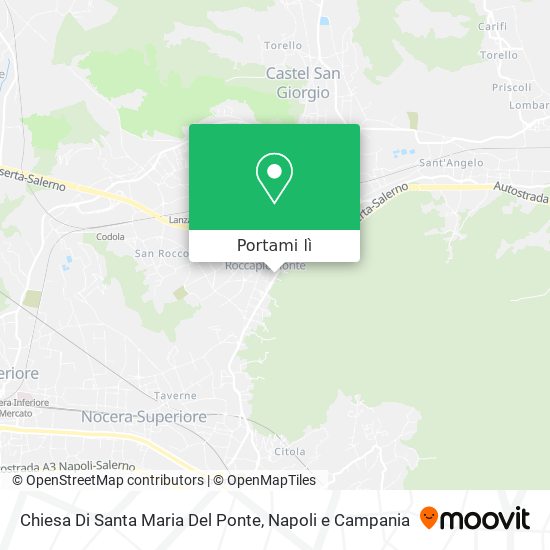 Mappa Chiesa Di Santa Maria Del Ponte