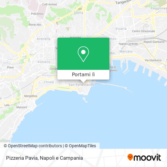 Mappa Pizzeria Pavia