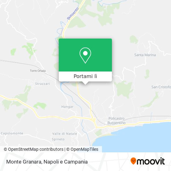 Mappa Monte Granara