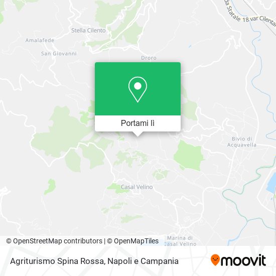 Mappa Agriturismo Spina Rossa