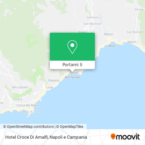 Mappa Hotel Croce Di Amalfi