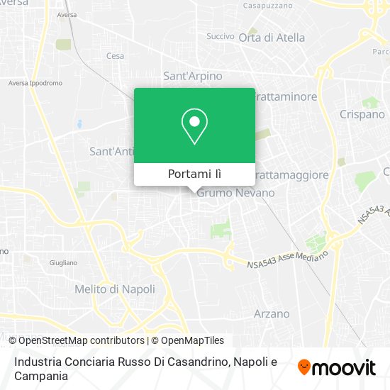 Mappa Industria Conciaria Russo Di Casandrino