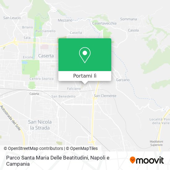 Mappa Parco Santa Maria Delle Beatitudini