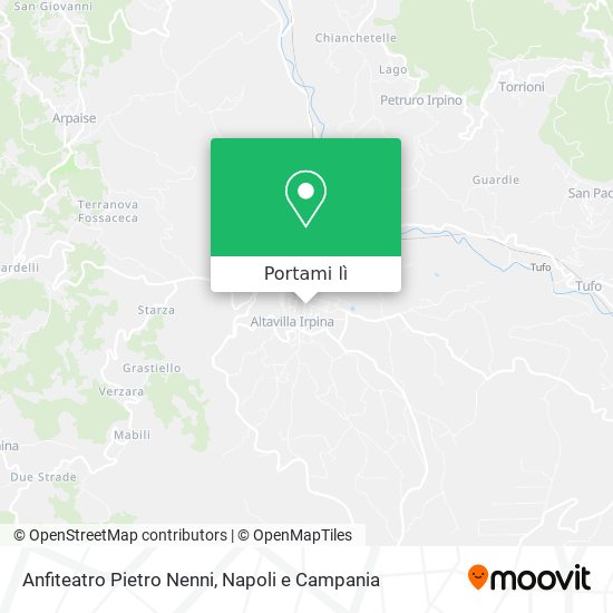 Mappa Anfiteatro Pietro Nenni