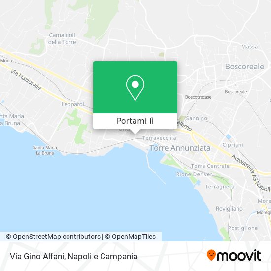 Mappa Via Gino Alfani