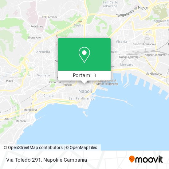 Mappa Via Toledo 291