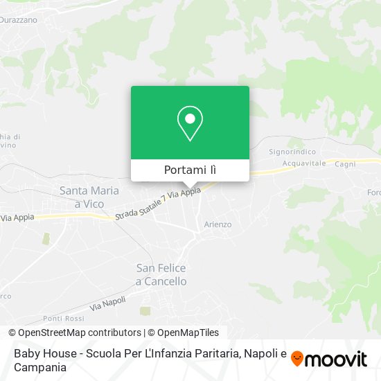 Mappa Baby House - Scuola Per L'Infanzia Paritaria