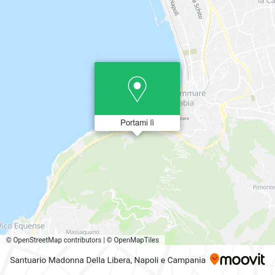 Mappa Santuario Madonna Della Libera