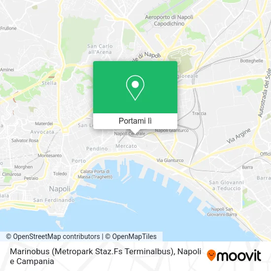Mappa Marinobus (Metropark Staz.Fs Terminalbus)