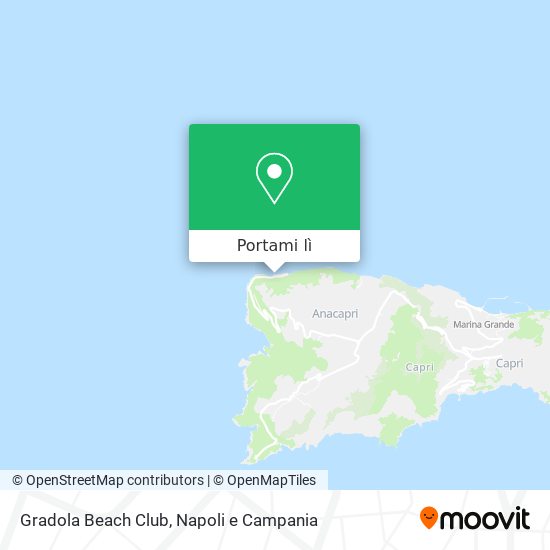 Mappa Gradola Beach Club