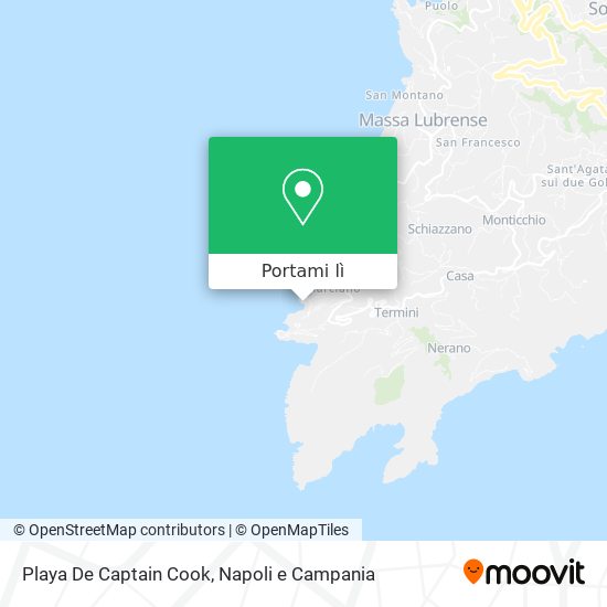 Mappa Playa De Captain Cook