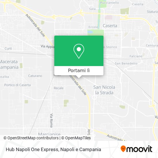Mappa Hub Napoli One Express