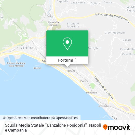Mappa Scuola Media Statale ""Lanzalone Posidonia""