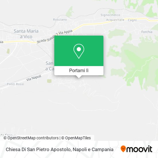 Mappa Chiesa Di San Pietro Apostolo