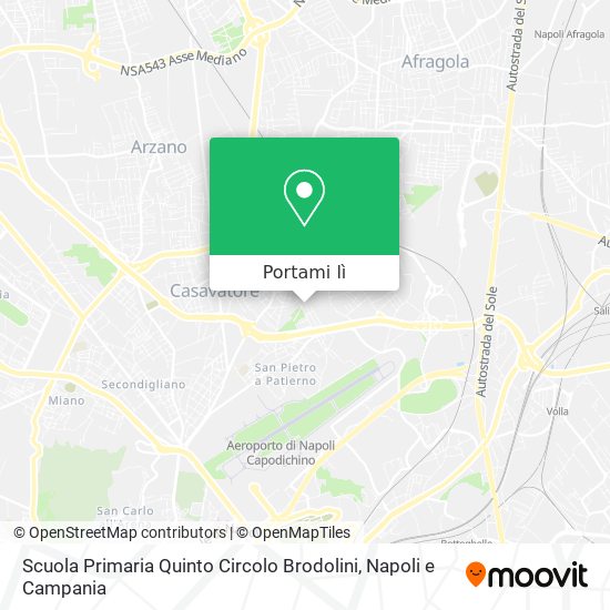 Mappa Scuola Primaria Quinto Circolo Brodolini