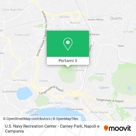 Mappa U.S. Navy Recreation Center - Carney Park