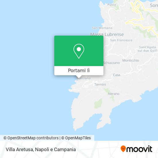 Mappa Villa Aretusa