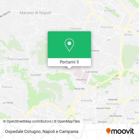 Mappa Ospedale Cotugno