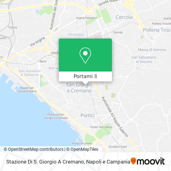 Mappa Stazione Di S. Giorgio A Cremano