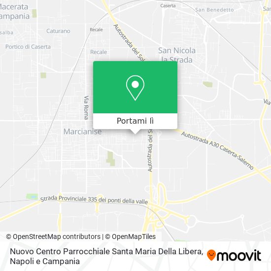 Mappa Nuovo Centro Parrocchiale Santa Maria Della Libera