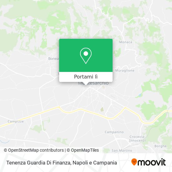 Mappa Tenenza Guardia Di Finanza