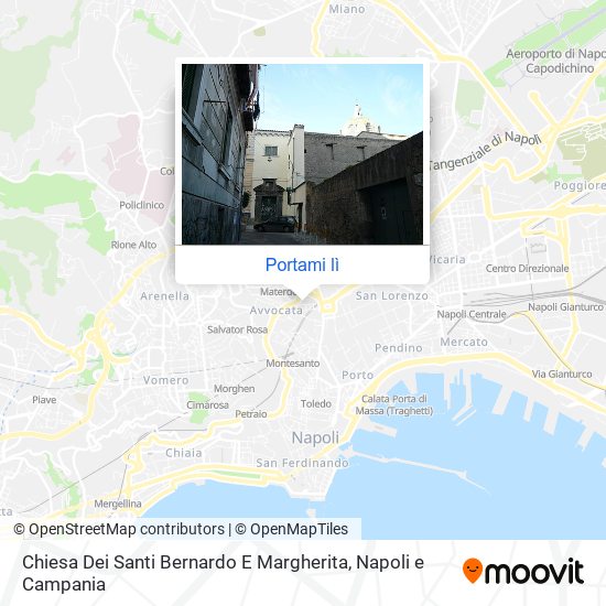 Mappa Chiesa Dei Santi Bernardo E Margherita