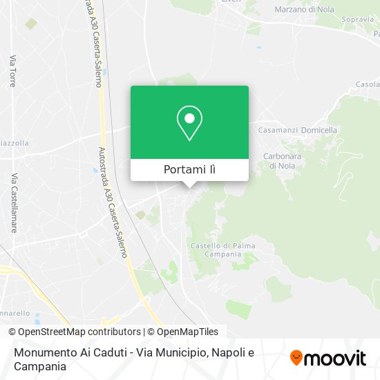 Mappa Monumento Ai Caduti - Via Municipio