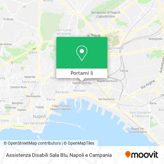 Mappa Assistenza Disabili Sala Blu