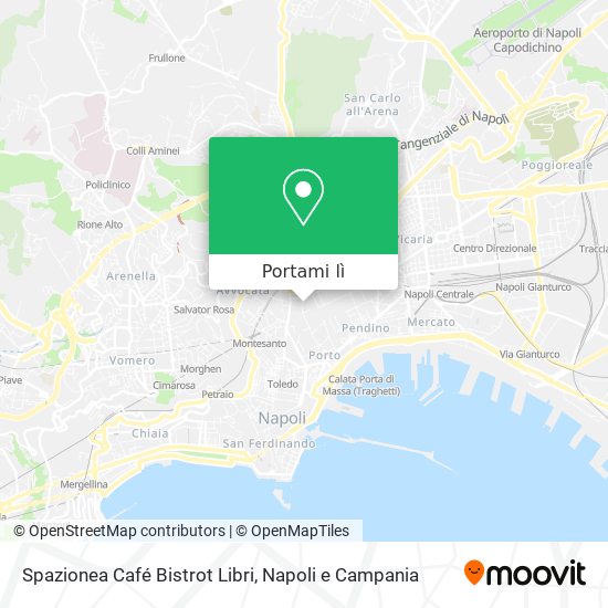 Mappa Spazionea Café Bistrot Libri