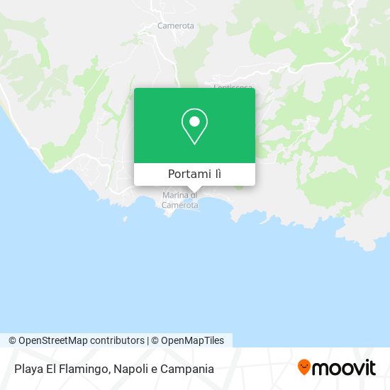 Mappa Playa El Flamingo