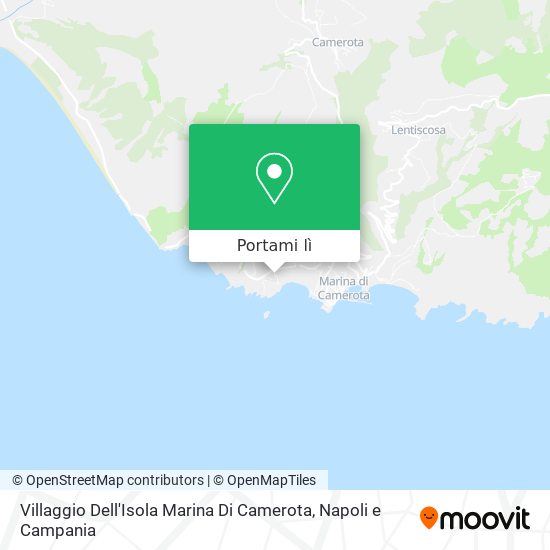 Mappa Villaggio Dell'Isola Marina Di Camerota