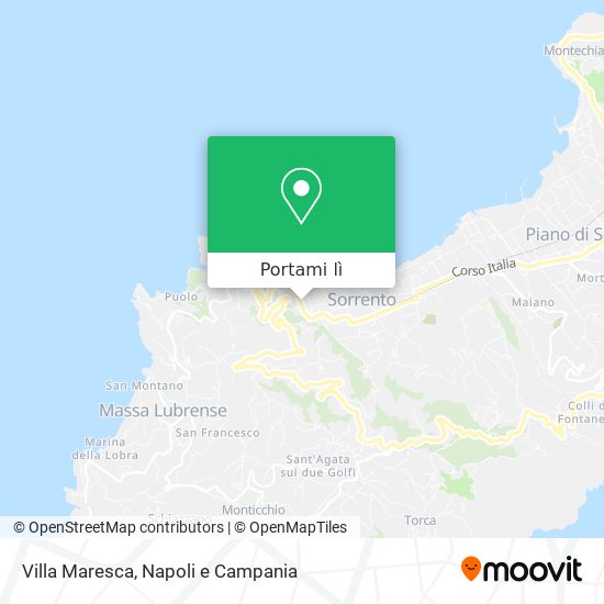 Mappa Villa Maresca