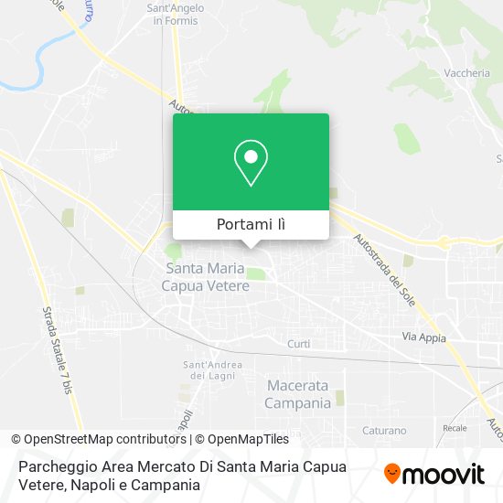 Mappa Parcheggio Area Mercato Di Santa Maria Capua Vetere
