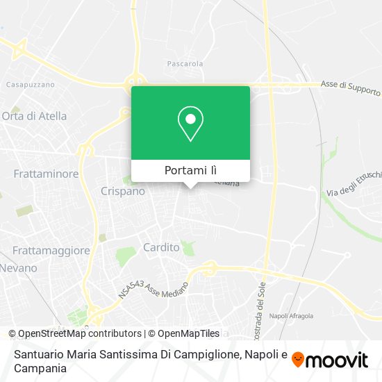 Mappa Santuario Maria Santissima Di Campiglione