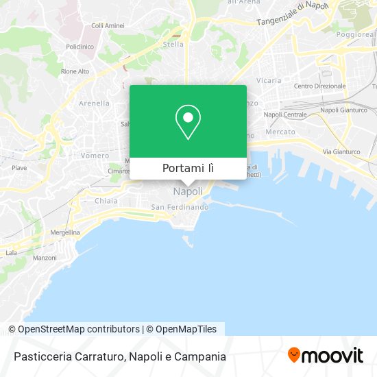 Mappa Pasticceria Carraturo
