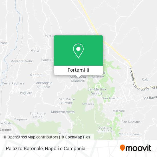 Mappa Palazzo Baronale