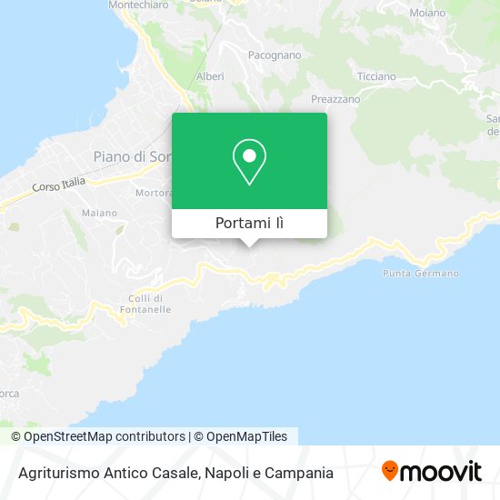 Mappa Agriturismo Antico Casale