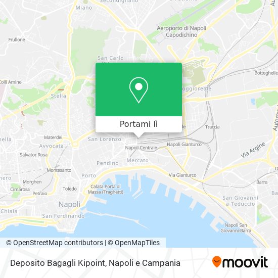 Mappa Deposito Bagagli Kipoint