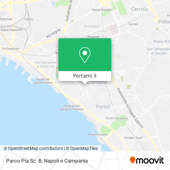 Mappa Parco Pia Sc. B