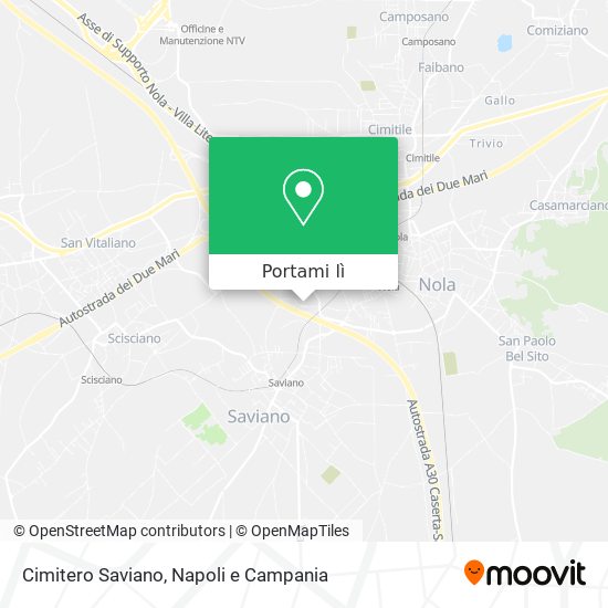 Mappa Cimitero Saviano