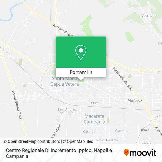 Mappa Centro Regionale Di Incremento Ippico