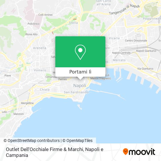 Mappa Outlet Dell'Occhiale Firme & Marchi