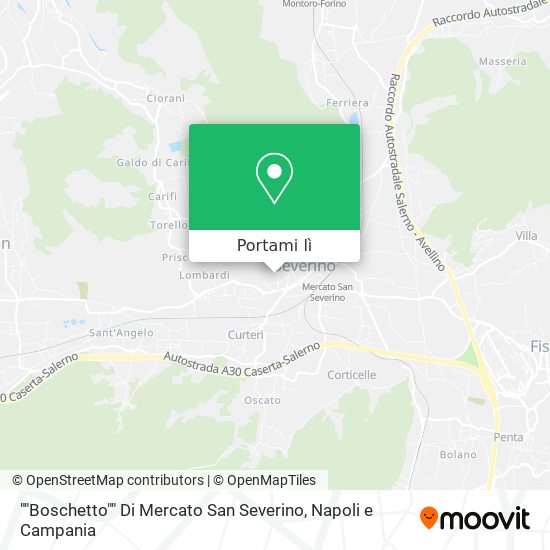 Mappa ""Boschetto"" Di Mercato San Severino