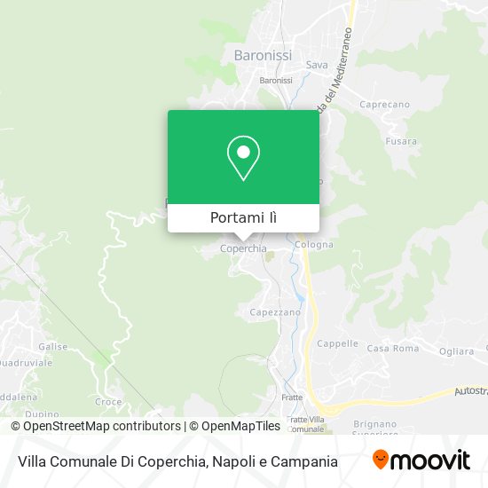 Mappa Villa Comunale Di Coperchia