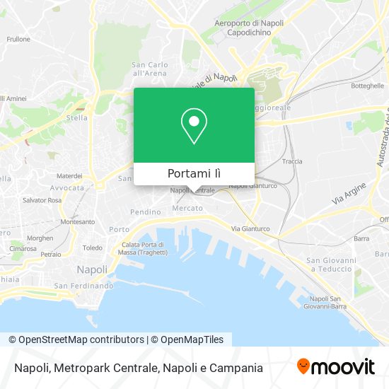 Mappa Napoli, Metropark Centrale